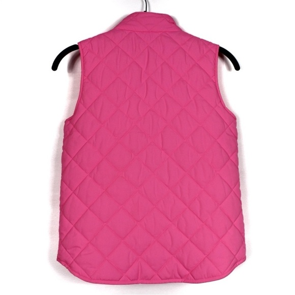 CREWCUTS link Quilted Vest pink size 4-5 - Picture 3 of 7